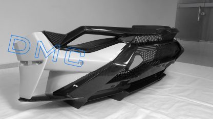 DMC Lamborghini Huracan STO Face Lift Body Kit: Forged Carbon Fiber Rear Bumper, Grill & Diffuser: Super Trofeo Omologato – Replaces the OEM Bonnet Coupe & Spider LP580 LP610, EVO, RWD and Performante