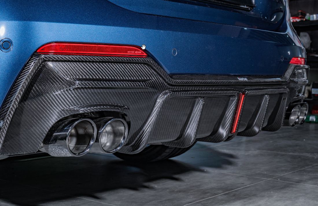 Karbel Carbon Dry Carbon Fiber Rear Diffuser For BMW 4 Series G22 G23 –  CarGym