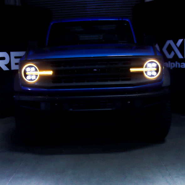 AlphaRex 21-24 Ford Bronco / 22-24 Ford Bronco Raptor NOVA-Series LED Projector Headlights