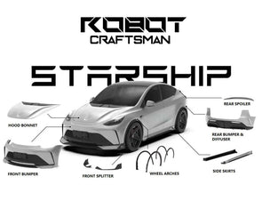 Robot Craftsman Tesla Model Y Starship Bodykit