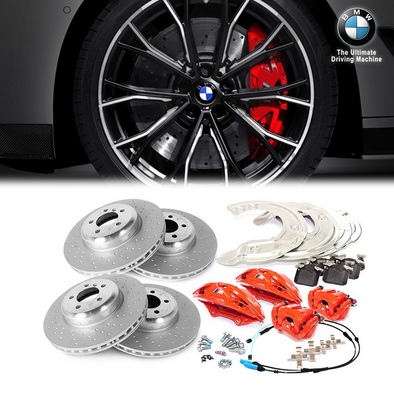 BMW M-Performance 5-Series G30 | G31 Front (4 POT) & Rear (1 POT) Brake Retrofit Kit