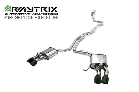 Armytrix Valvetronic Exhaust System for Porsche Macan 2.0 Turbo Facelift (2019-present) OPF
