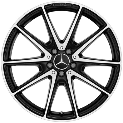 20” Mercedes-Benz S-Class AMG 10-Spoke OEM Complete Wheel Set