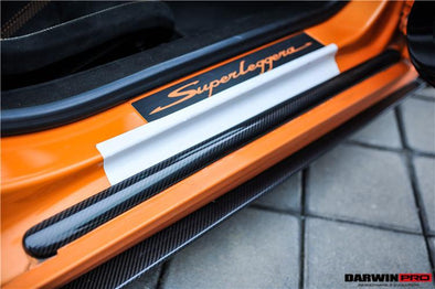 Darwinpro 2004-2008 Lamborghini Gallardo Carbon Fiber Door Sills Steps Cover