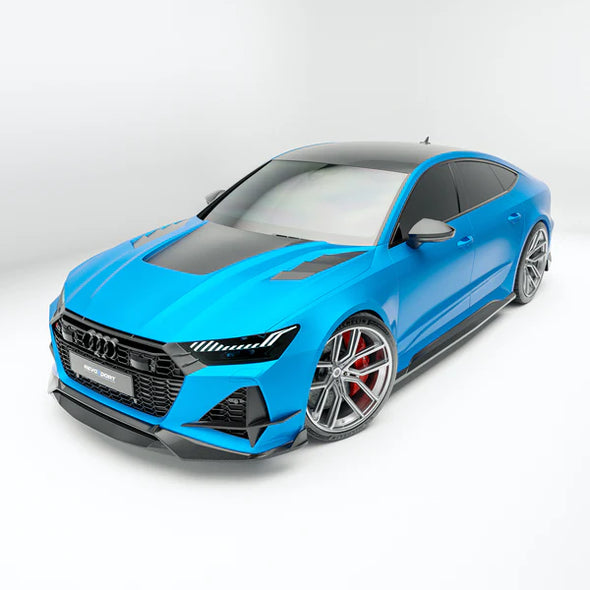 Revozport Audi RS7 C8 Sportback 2019+ Carbon Fiber Front Lip