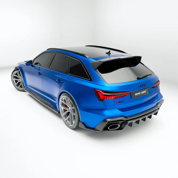 Revozport Audi RS6 C8 Avant 2020+ Carbon Fiber Roof Spoiler