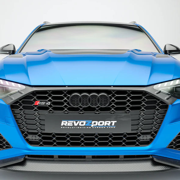 Revozport Audi RS4 B9.5 Facelift 2020+ Carbon Fiber Kidney Grille