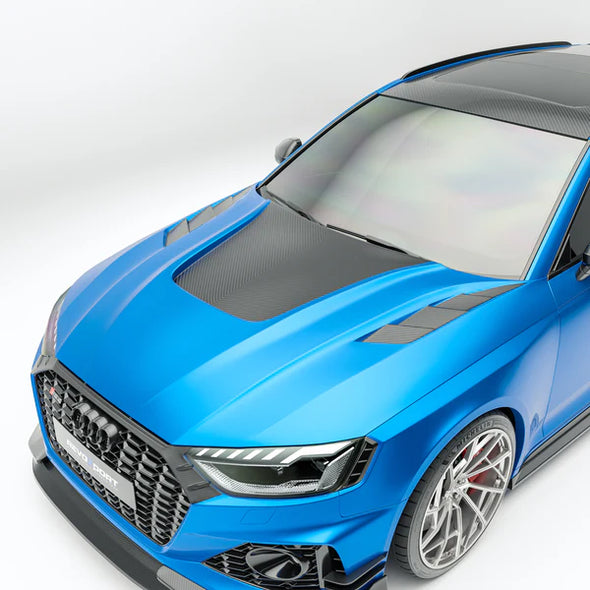 Revozport Audi RS4 B9.5 Facelift 2020+ Carbon Fiber Hood (Bonnet)