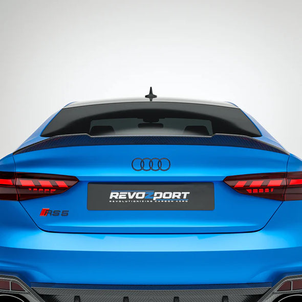 Revozport Audi RS5 B9.5 Sportback 2020+ Carbon Fiber Trunk Spoiler