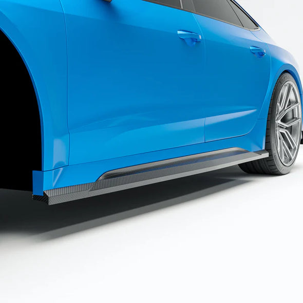 Revozport Audi RS7 C8 Sportback 2019+ Carbon Fiber Side Skirts