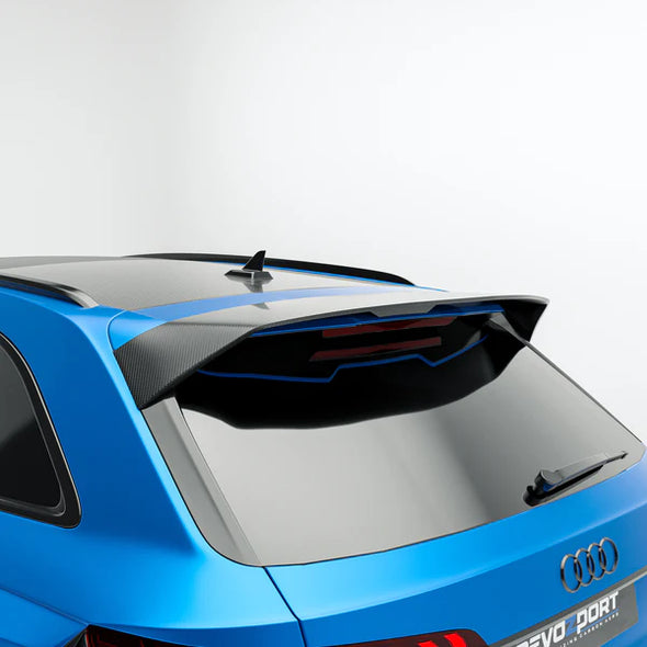 Revozport Audi RS4 B9.5 Facelift 2020+ Carbon Fiber Roof Spoiler