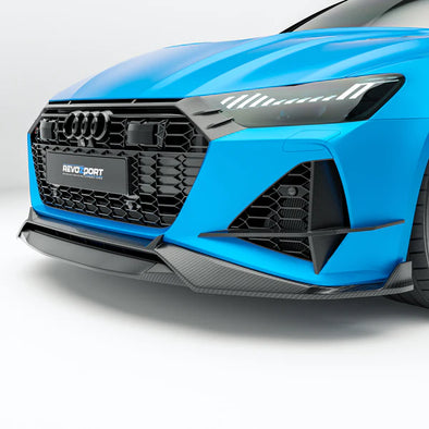 Revozport Audi RS7 C8 Sportback 2019+ Carbon Fiber Front Lip