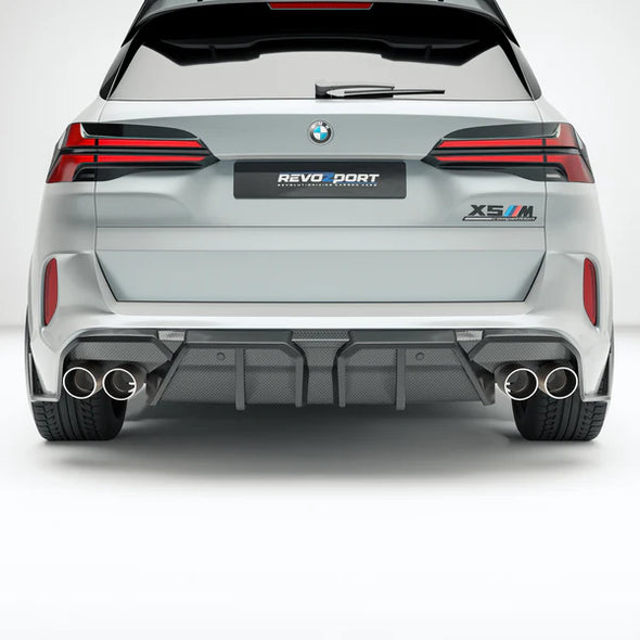 Revozport BMW X5M F95 LCI 2023+ Carbon Fiber Rear Diffuser