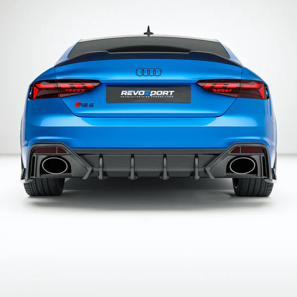 Revozport Audi RS5 B9.5 Sportback 2020+ Carbon Fiber Rear Diffuser