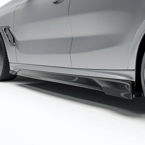 Revozport BMW X6M F96 LCI 2023+ Carbon Fiber Side Skirts