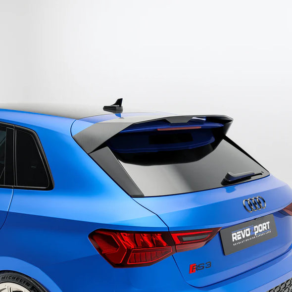 Revozport Audi RS3 8Y Sportback (2021-2024) Carbon Fiber Roof Spoiler