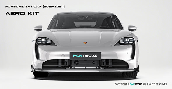 Paktechz Dry Carbon Fiber Aero Body Kit for Porsche 2019-2024 Taycan & Taycan Gran Turismo