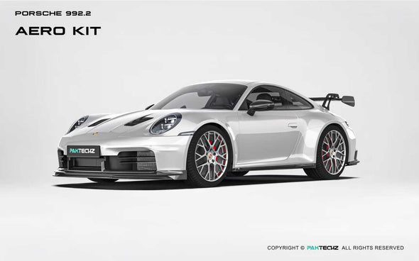 Paktechz Dry Carbon Fiber Aero Body Kit for Porsche 911 992.2 2025+