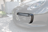 TECHART Front Grilles Airblades Carbon, 'matt' for Porsche 991.2 911 Turbo S from MY17