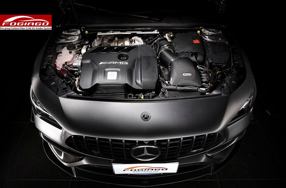 FOGIAGO Carbon Fiber Cold Air Intake System for Mercedes-Benz M139 2.0T 2020+ A45 / A45S / CLA45 / CLA45S / GLA45
