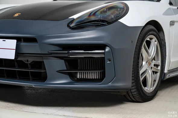 Porsche Panamera 971 2017+ Convert to 976 Turbo Style Front Bumper Kit