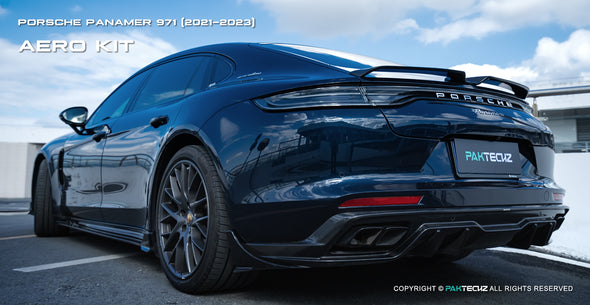 Paktechz Dry Carbon Fiber Aero Body Kit for Porsche 2021-2023 Panamera