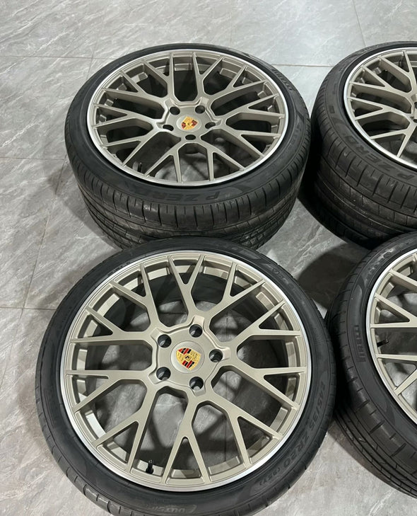 (Demo Car Wheels) 20”/21" Porsche 911 992 RS Spyder Design OE Wheels Set