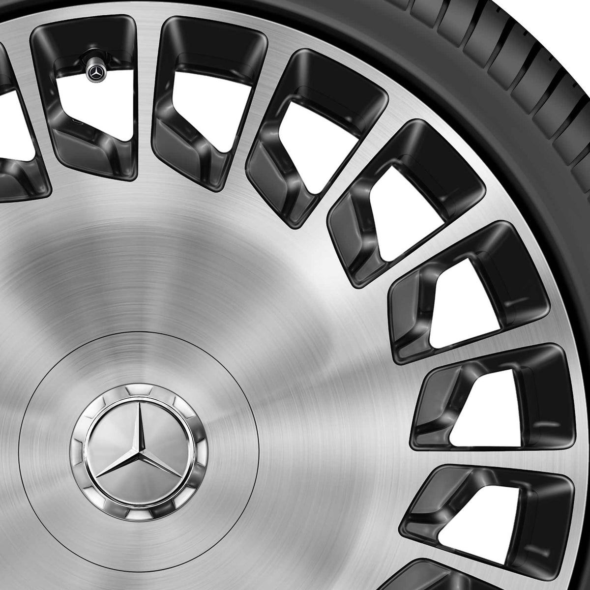 Multi Spoke S Class Rims 20” Mercedes-Benz S-Class Maybach Multi-Spoke OE Wheels - CarGym