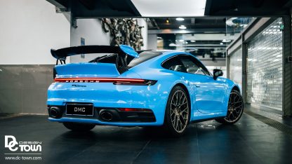 DMC Porsche 992 : Forged Carbon Fiber : Rear Wing Spoiler : GT3 RS / GT3RS Retro Style : Fits the OEM 992 Coupe, Cabriolet, Carrera, 4S , GTS