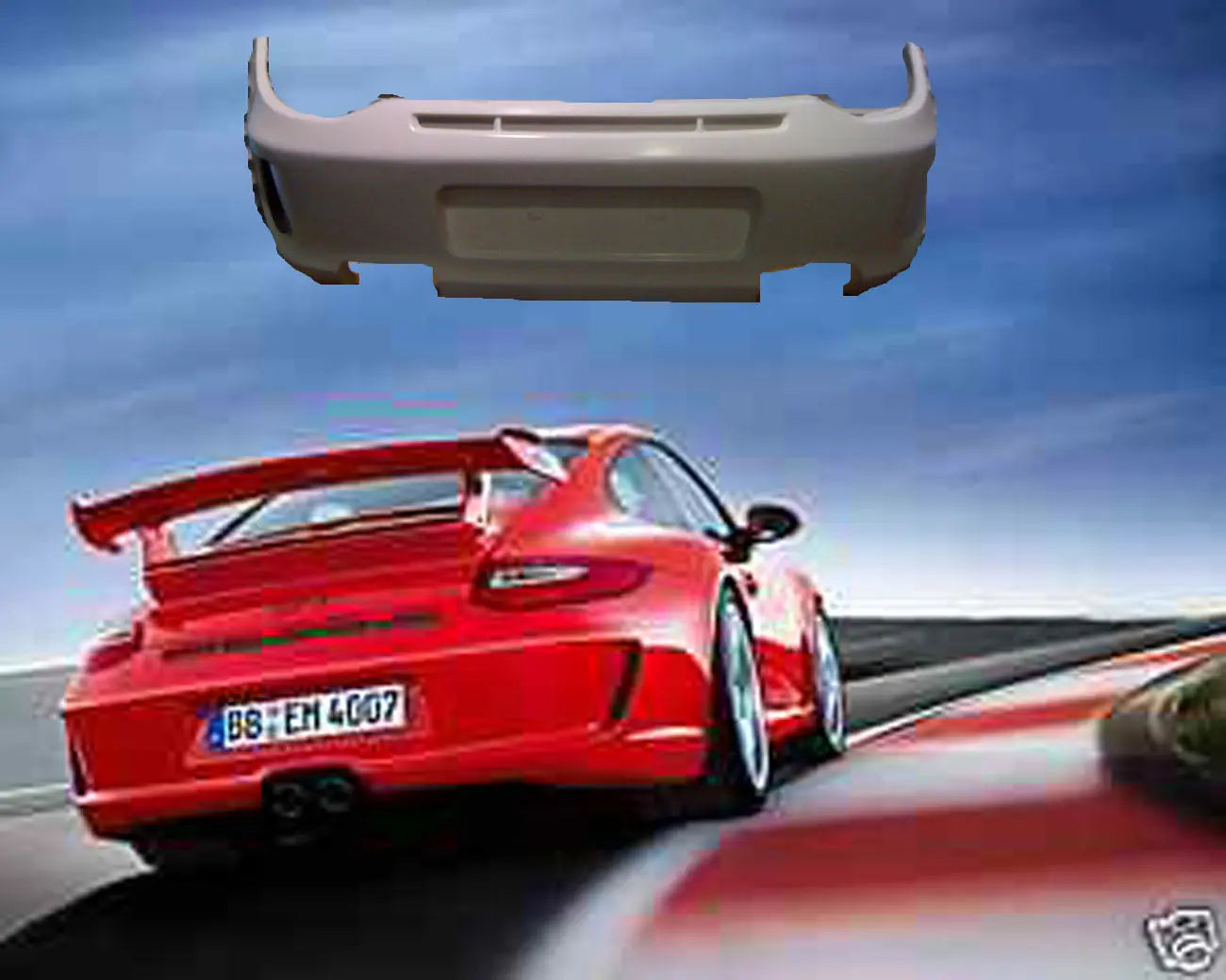 997.2 Rear Porsche 997.2 911 MK2 GT3RS Style Rear Bumper – CarGym