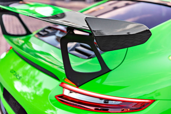 TECHART Rear Spoiler Panels Carbon 'matte' for Porsche 991.2 GT3 RS from MY18