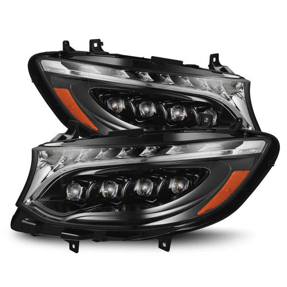19-25 Mercedes-Benz Sprinter NOVA-Series LED Projector Headlights Black