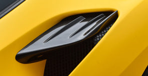 PAKTECHZ Carbon Fiber Side Air Intake Trim for Ferrari F8 Tributo / Spider