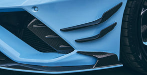 PAKTECHZ Carbon Fiber Front Canards for Lamborghini Huracan EVO RWD