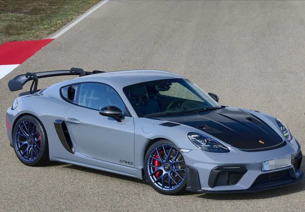 Cayman R Wing Porsche 718 / 981 Cayman GT4RS Carbon Fiber Rear Wing Spoiler – CarGym