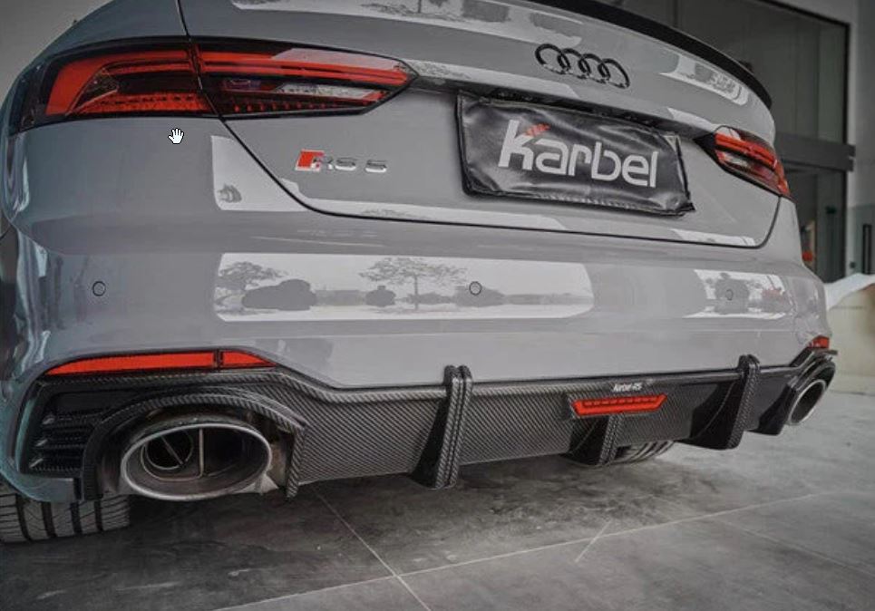Karbel Dry Carbon Fiber Rear Diffuser For Audi RS5 B9 2017-2019 – CarGym
