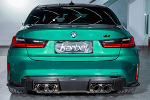 Karbel Carbon Dry Carbon Fiber Rear Diffuser & Side Extension For BMW M3 G80 2021+