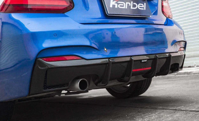 Karbel Carbon Dry Carbon Fiber Rear Diffuser for BMW 2 Series F22 2014-2019
