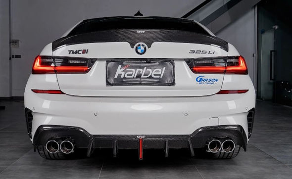 Karbel Carbon Dry Carbon Fiber Rear Diffuser for BMW 3 Series G20 2019+