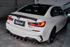 Karbel Carbon Dry Carbon Fiber Rear Bumper Canards for BMW 3 Series G20 2019+