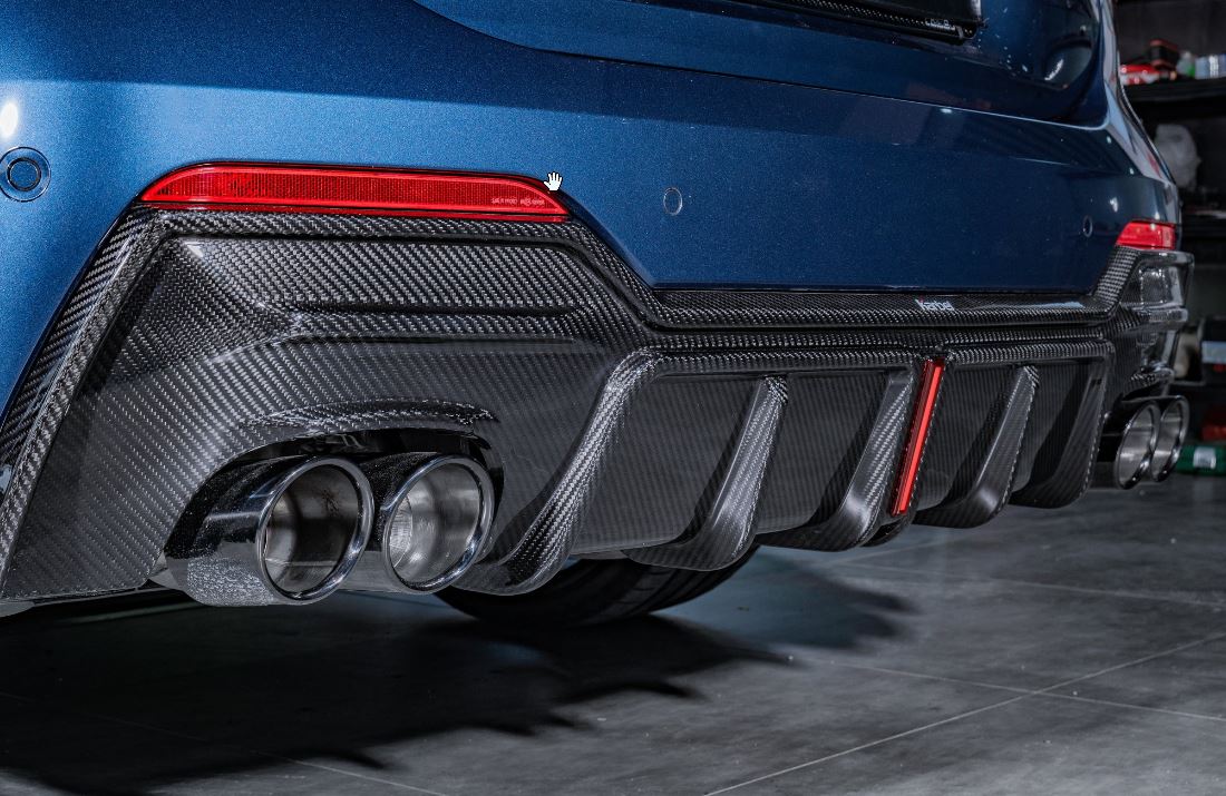 Karbel Carbon Dry Carbon Fiber Rear Diffuser For BMW 4 Series G22 G23 ...