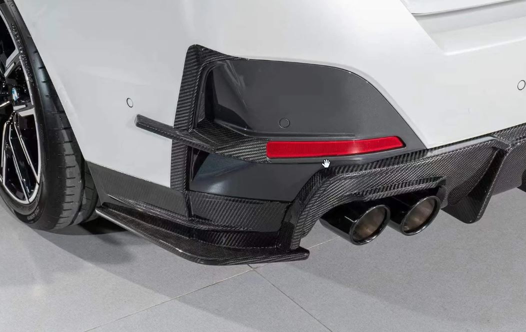 Karbel Carbon Fiber Rear Diffuser & Rear Canards for BMW 4 Series G26 ...