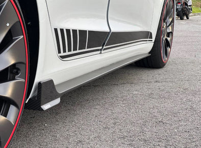Karbel Carbon Pre-preg Carbon Fiber Side Skirts for Tesla Model 3 / Performance