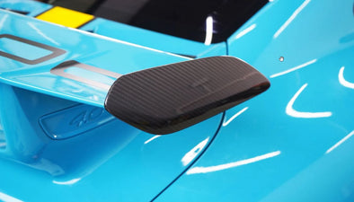 Karbel Carbon Dry Carbon Fiber Rear Spoiler Wing Side Blades for Porsche 911 991.2 GT3 GT3RS
