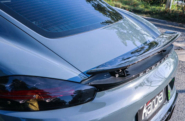 Karbel Carbon Dry Carbon Fiber Rear Spoiler for Porsche 718 Cayman