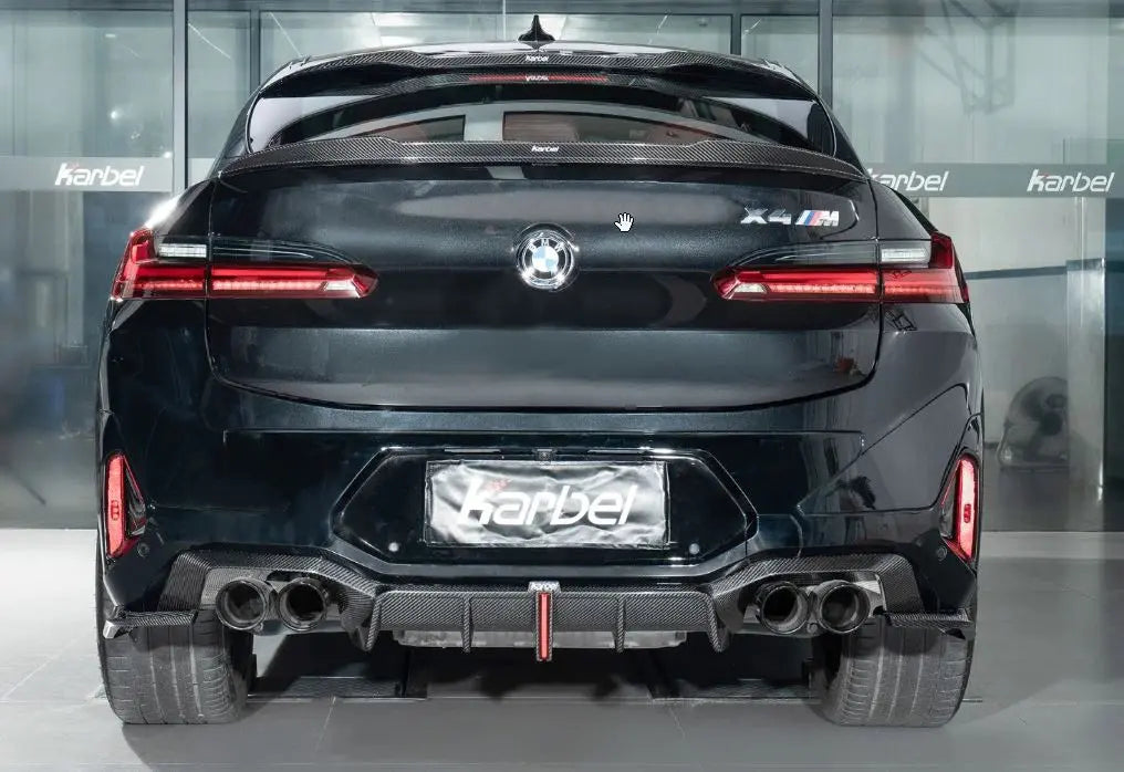 X4m Rear End Karbel Carbon Pre-preg Carbon Fiber Rear Diffuser for BMW X4M/C F98 ...