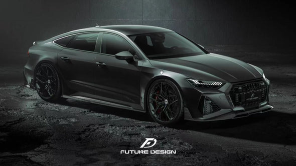 Future Design Blaze Carbon Fiber Side Skirts for Audi RS7 C8 2020-2022