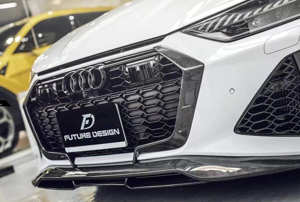 Future Design Blaze Carbon Fiber Front Grill Side Overlay for Audi RS6 –  CarGym