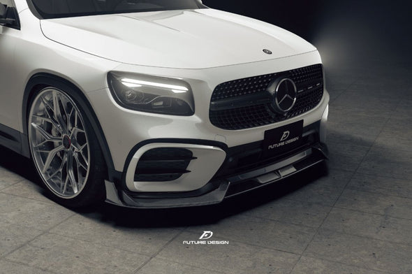 Future Design Carbon Fiber Front Lip Spoiler for Mercedes-Benz GLB250 AMG / GLB35 AMG X247 2025+