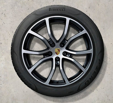 21” Porsche Cayenne Exclusive Design OE Complete Wheels Set